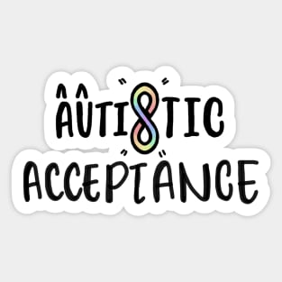 Autistic Acceptance (Light colors) Sticker